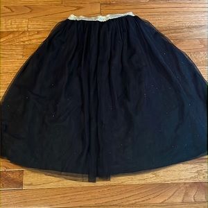 Black glittery skirt!